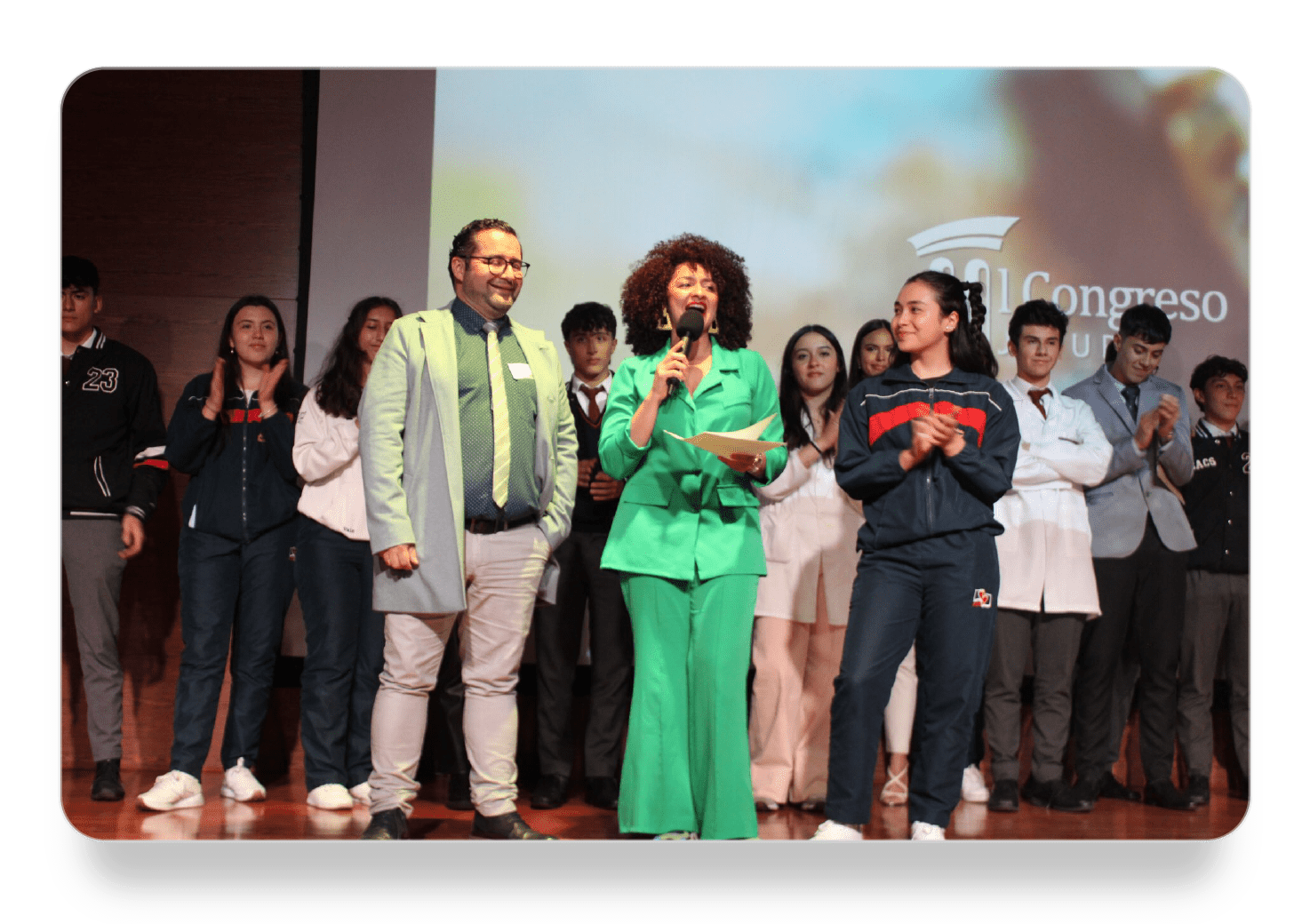 Estudiantes en el Congreso es Cultura